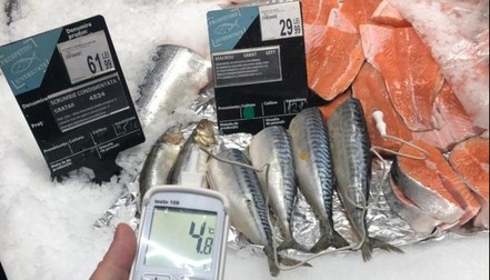 Peștele din Carrefour nu era păstrat la temperatura optimă