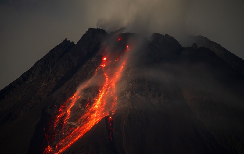 Vulcanul Merapi din Indonezia – localizare, istoria erupțiilor, curiozități
