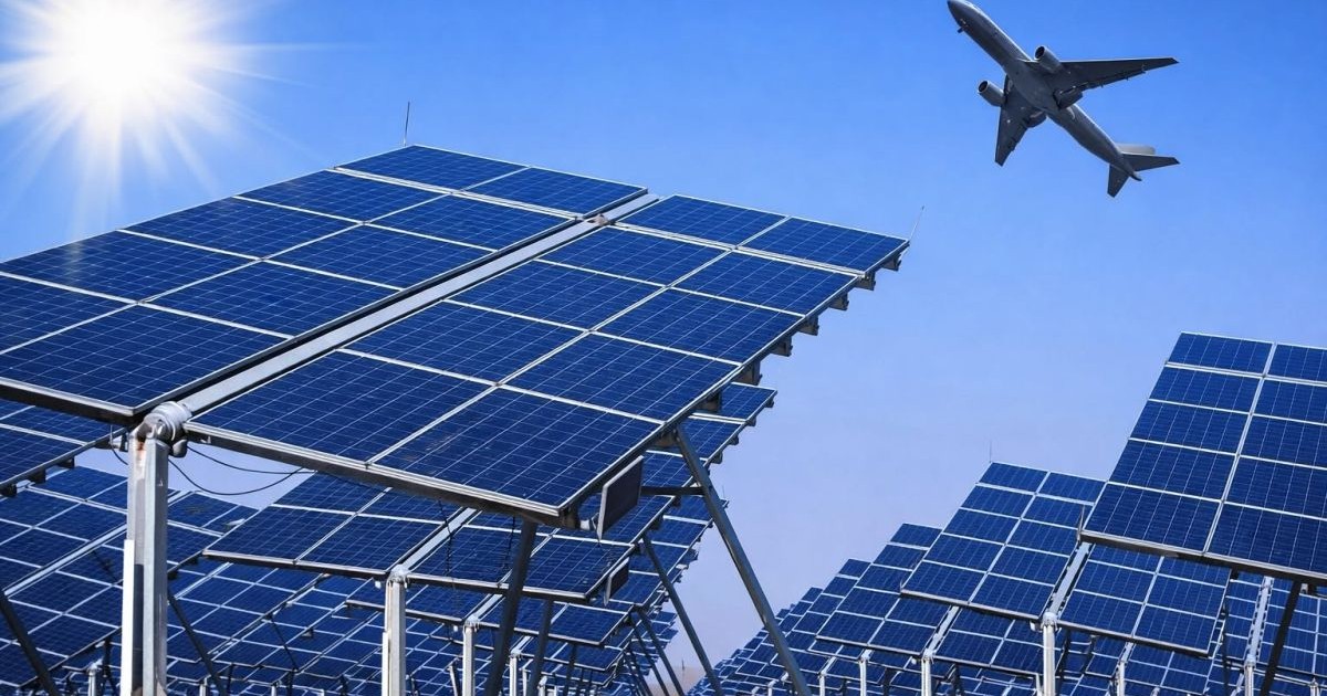 Parc fotovoltaic la Aeroportul „Henri Coandă”, cu finanțare europeană