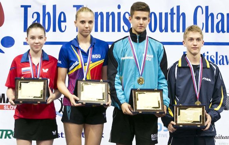 Cadetul Cristian Pletea şi junioarea Adina Diaconu sunt noii campioni europeni / GALERIE FOTO