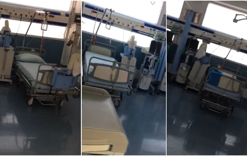 FILMĂRI DE LA MEDICI.  23 de paturi de la terapia intensivă a Spitalului Foișor stau goale