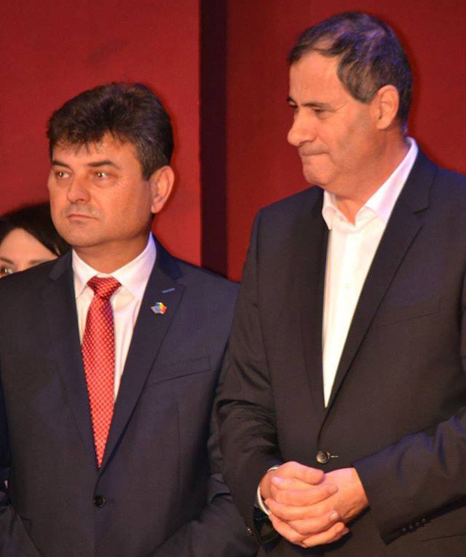 Poză din 2016 cu Victor Moraru și Marian Neacșu