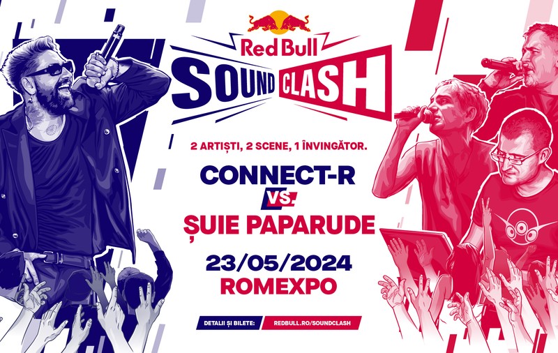 Connect-R și Șuie Paparude stau ferm pe poziții: trei zile ne mai despart de Red Bull SoundClash 2024