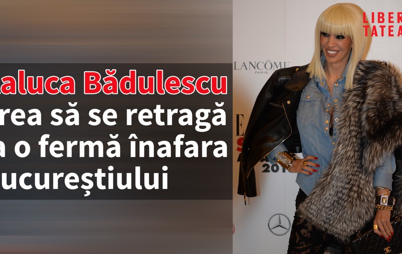 VIDEO EXCLUSIV. Raluca Bădulescu vrea să renunțe la viața agitată din Capitală. ”La bătrânețe îmi fac o fermă unde strâng toate animalele”