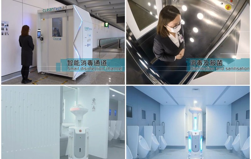 Aeroportul din Hong Kong testează cabine de dezinfectare care ar putea fi utilizate pentru pasageri