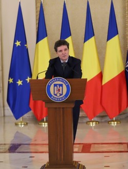 Nicușor Dan face declarații de presă la Palatul Cotroceni