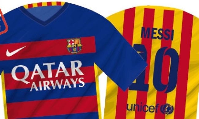 Tricourile celor de la FC Barcelona vor avea dugile invers din sezonul viitor.