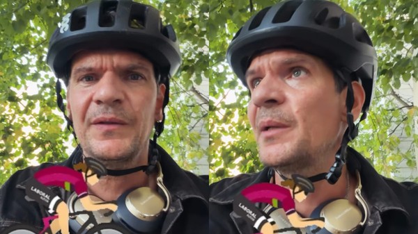 Tudor Chirilă, cu bicicleta prin București