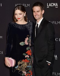 Miranda Kerr și soțul ei, Evan Spiegel