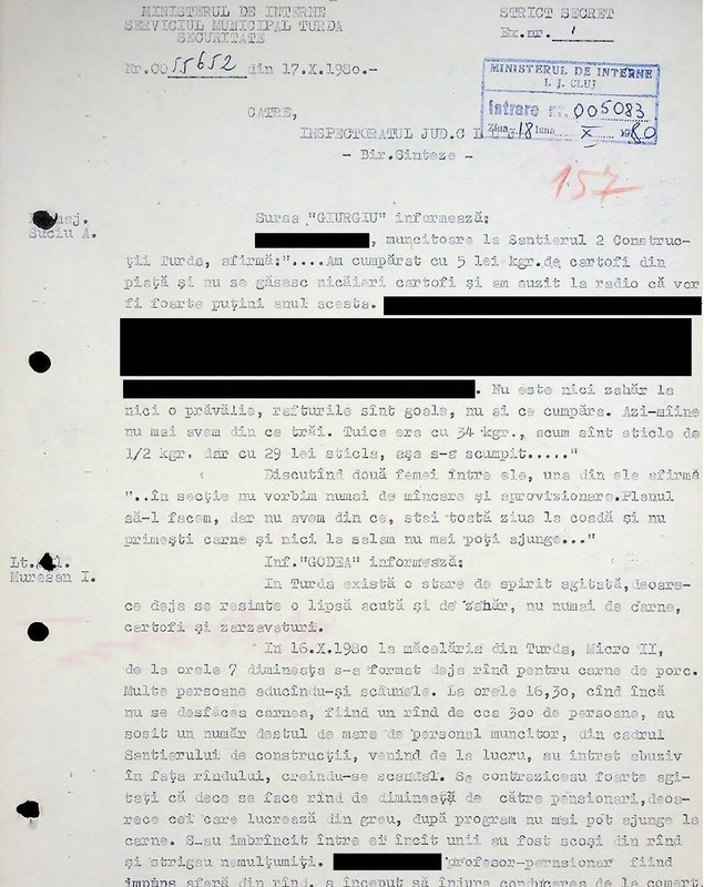Viața românilor în „raiul comunist”, documentată de Securitate: „Măcelăriile și prăvăliile goale, dar chiriile se măresc” 