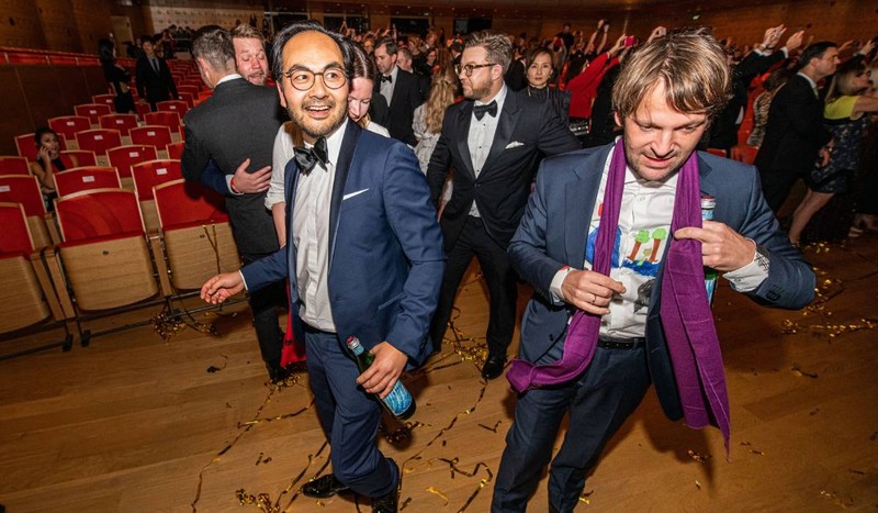 Bucătarul-șef René în 2021, după ce a câștigat cu Noma premiul pentru cel mai bun restaurant la ceremonia de premiere „Cele mai bune 50 de restaurante din lume 2021”. Foto: Profimedia Images