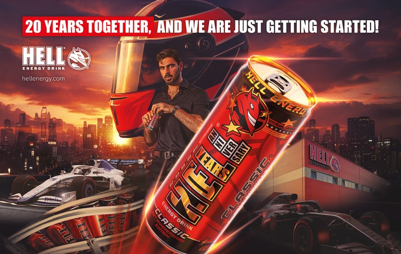 Ediția aniversară a dozei HELL ENERGY - creată în colaborare cu Michele Morrone