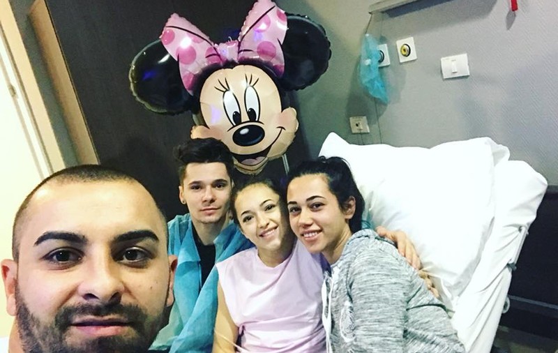 Larisa Iordache a fost operată. Gimnasta l-a avut alături pe iubitul ei / GALERIE FOTO
