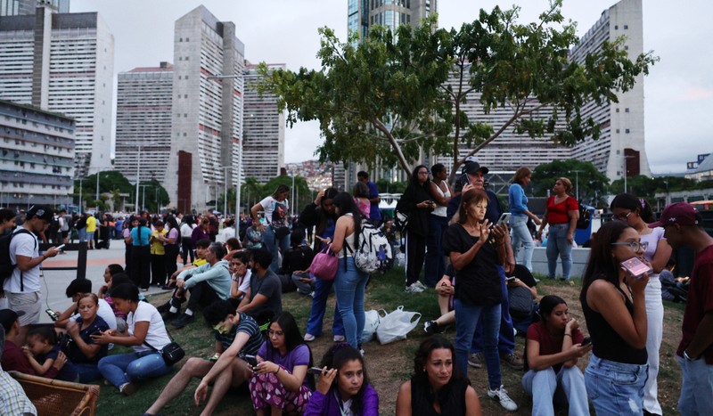 Oamenii din toată Venezuela s-au refugiat în spații deschise după cele două cutremure din data de 24 iunie. Foto: Getty Images