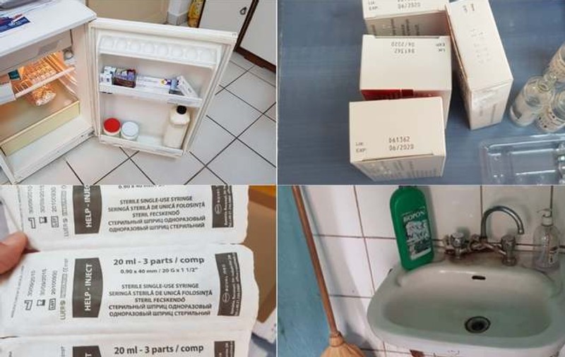 Medicamente și materiale sanitare expirate, găsite la un cabinet medical din Arad care e și centru de vaccinare