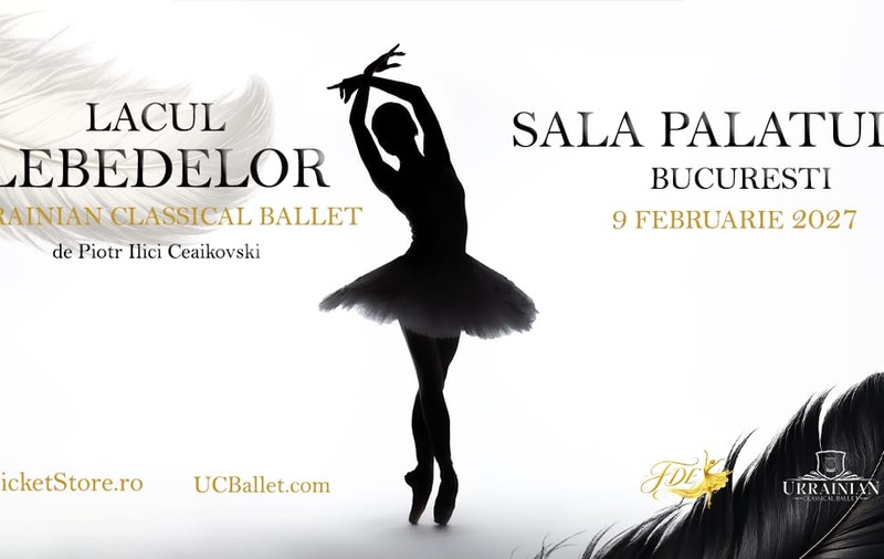 UKRAINIAN CLASSICAL BALLET revine la București, cu „SPĂRGĂTORUL DE NUCI” şi „LACUL LEBEDELOR”, în cadrul unui amplu turneu european