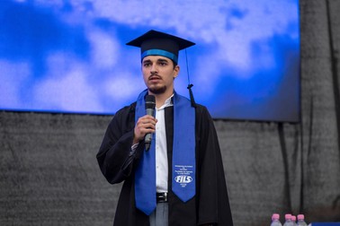 Andrei Buzică, unul dintre șefii de promoție ai facultății