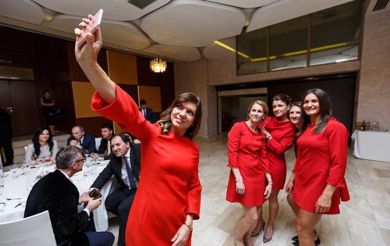 Fed Cup: Halep și colegele ei le-au bătut la eleganță pe nemțoaice / GALERIE FOTO