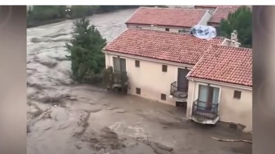 Stațiunea Elenite, sub ape Captură YouTube/ Wild WeatherUS