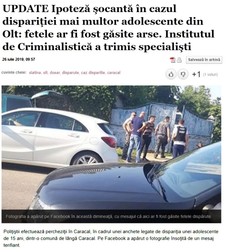 Informația despre percheziție a fost preluată de presă