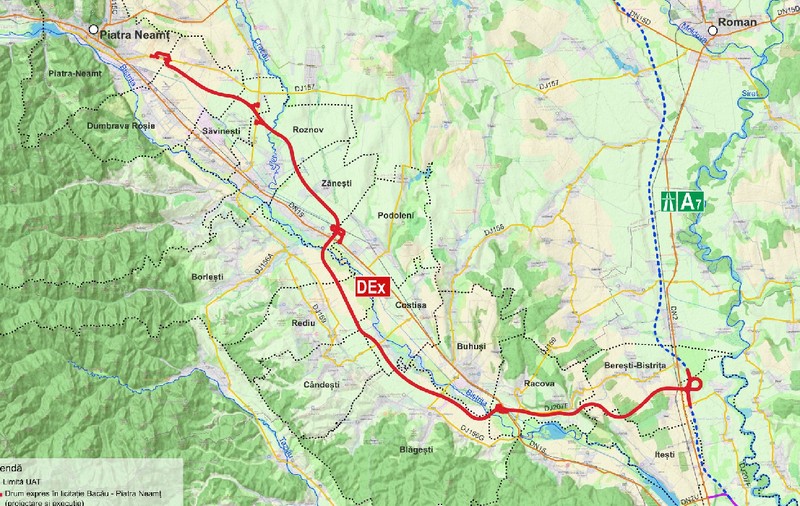 Peste 43.000.000 de lei primesc despăgubiri 3.832 de proprietari care au terenuri pe traseul Drumului Expres Bacău - Piatra Neamț