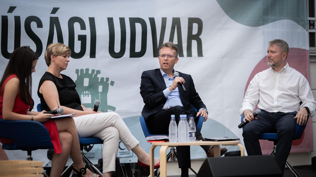 Hankó Balázs, ministrul ungar al Culturii, la Cluj Napoca. Foto: Facebook Hankó Balázs