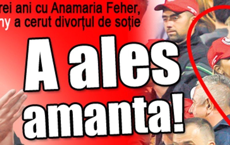 Arpad Paszkany, patronul lui CFR Cluj, a ales amanta!