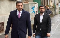 Marius Lulea (dreapta) a fost prim-vicepreședinte al partidului condus de George Simion până în noiembrie 2025. Foto: Profimedia