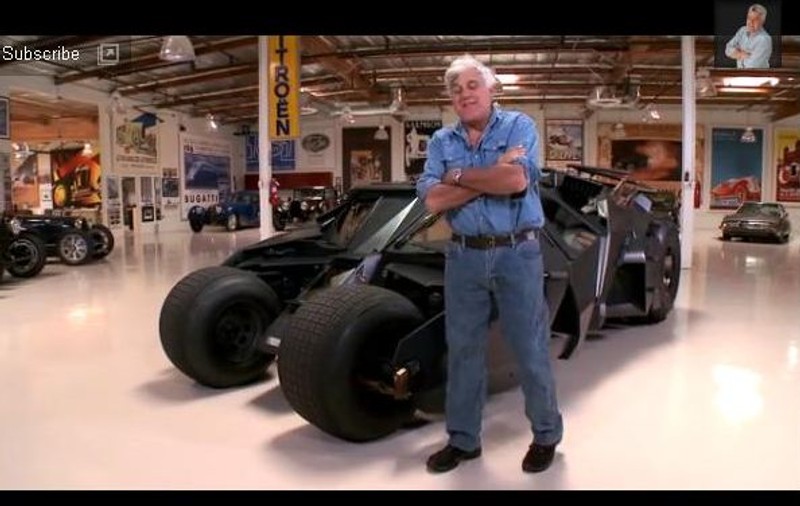Batmobilul a ajuns în garajul lui Jay Leno | VIDEO