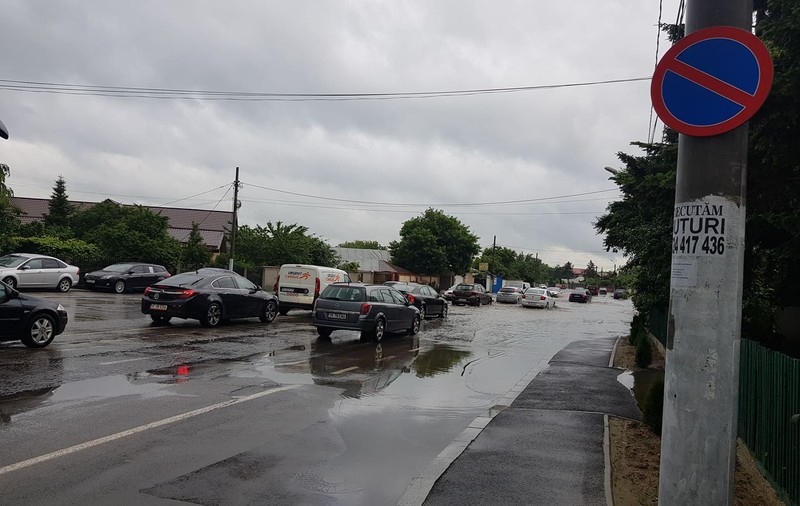 Cod portocaliu de inundații în Ilfov, Giurgiu și Teleorman, până la ora 16:00