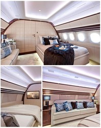 Interiorul jetului lui Kadîrov.