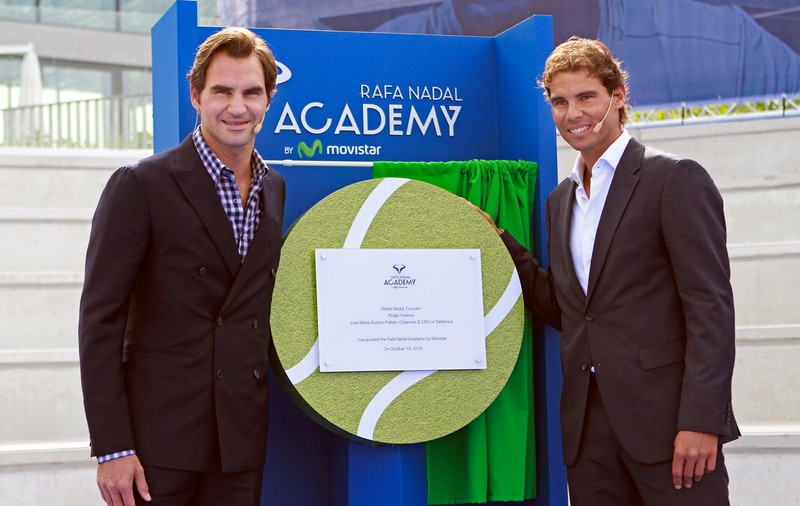 Rafael Nadal și-a inaugurat academia de tenis în compania lui Roger Federer
