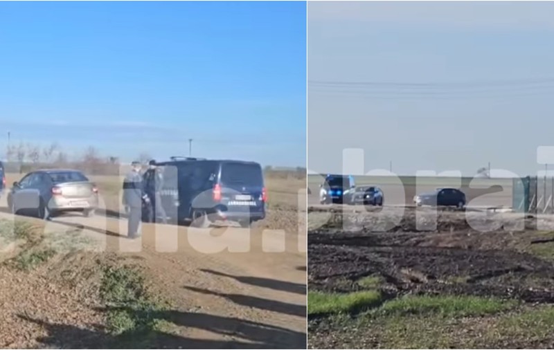 Imagini de la locul prăbușirii dronei în Insula Mare a Brăilei. „Craterul format are un diametru de aproximativ 4 metri”
