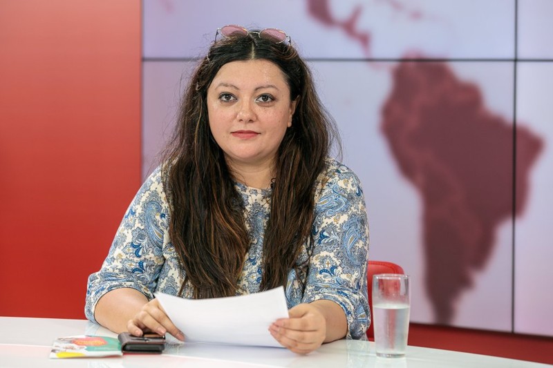 Profesoara de limba română Silvia Sava/ FOTO: Eli Driu