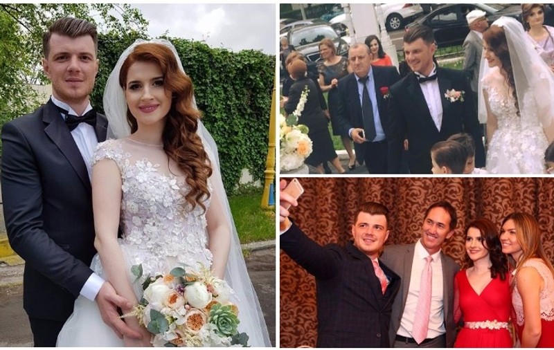 Nuntă în familia Halep. S-a însurat fotbalistul Ștefan Gospodin, vărul Simonei. Sportiva n-a ajuns, câștiga finala de la Madrid la acea oră
