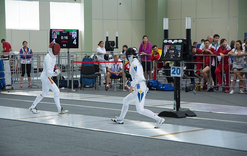 GALERIE FOTO / Trăirile sportivelor din România în preliminariile probei de spadă feminin individual