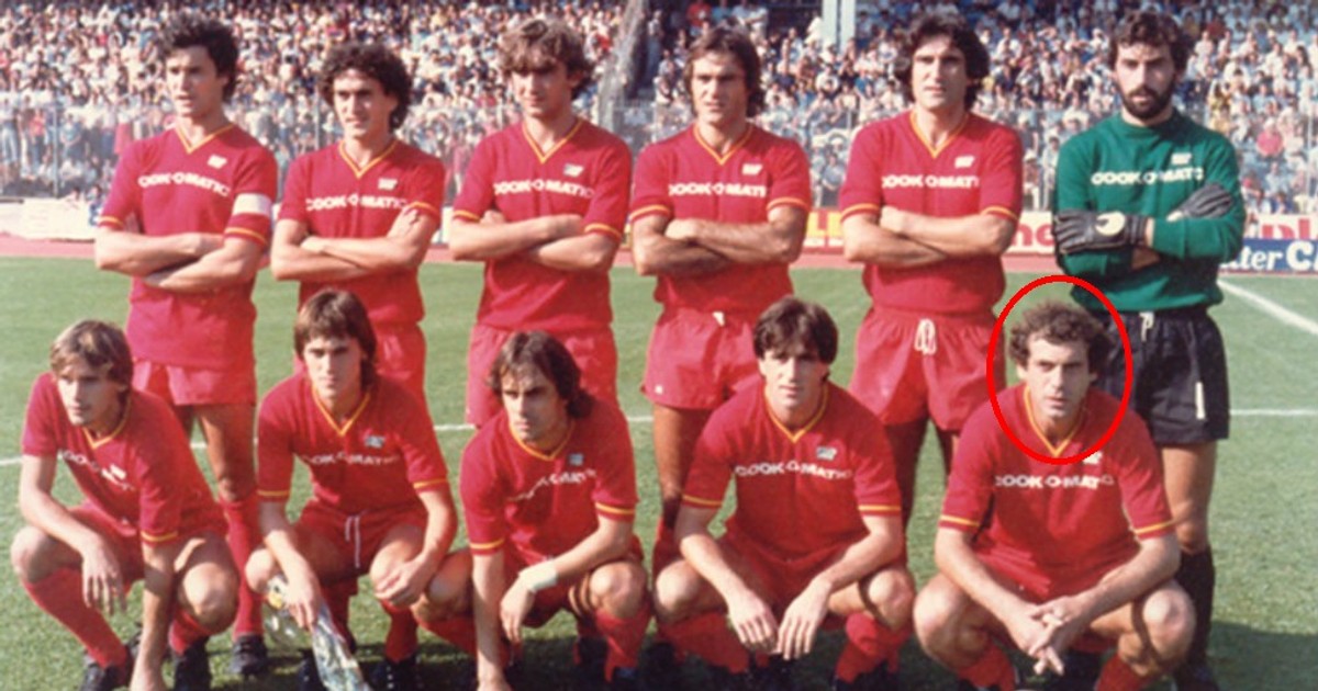 Viorel Năstase, fotbalistul care a bătut de unul singur Barcelona, s-ar fi întors în țară: ”Așa am auzit!”. Viorel Năstase, primul din dreapta jos, în tricoul celor de la Catanzaro