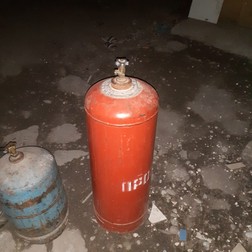 Butelia care a provocat tragedia. Foto: ISU Vâlcea