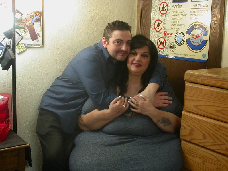 Cea mai grasa femeie din lume Patty Sanchez e fericita de mult mai tânărul ei iubit