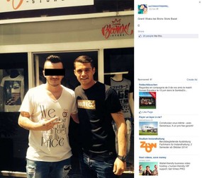 Xhaka s-a fotografiat cu un interlop FOTO: Blick.ch
