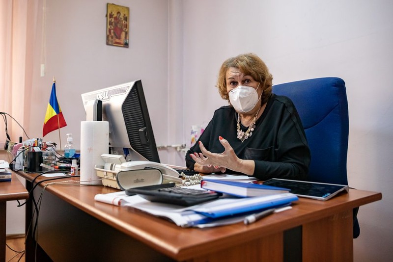 Elena Goșa, directoarea Centrului de Transfuzii din București. Foto: Eli Driu