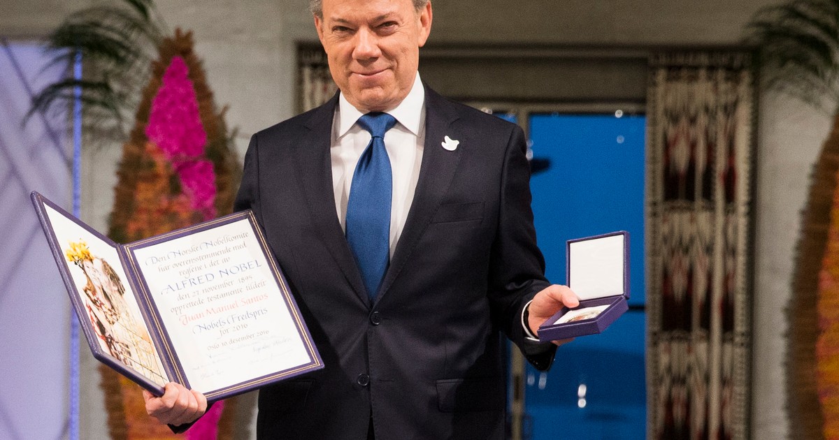 Președintele Columbiei, Juan Manuel Santos, a primit Premiul Nobel pentru Pace