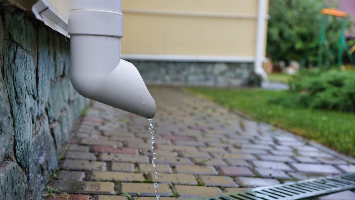 Sistem pluvial al unei case. Foto: Freepik