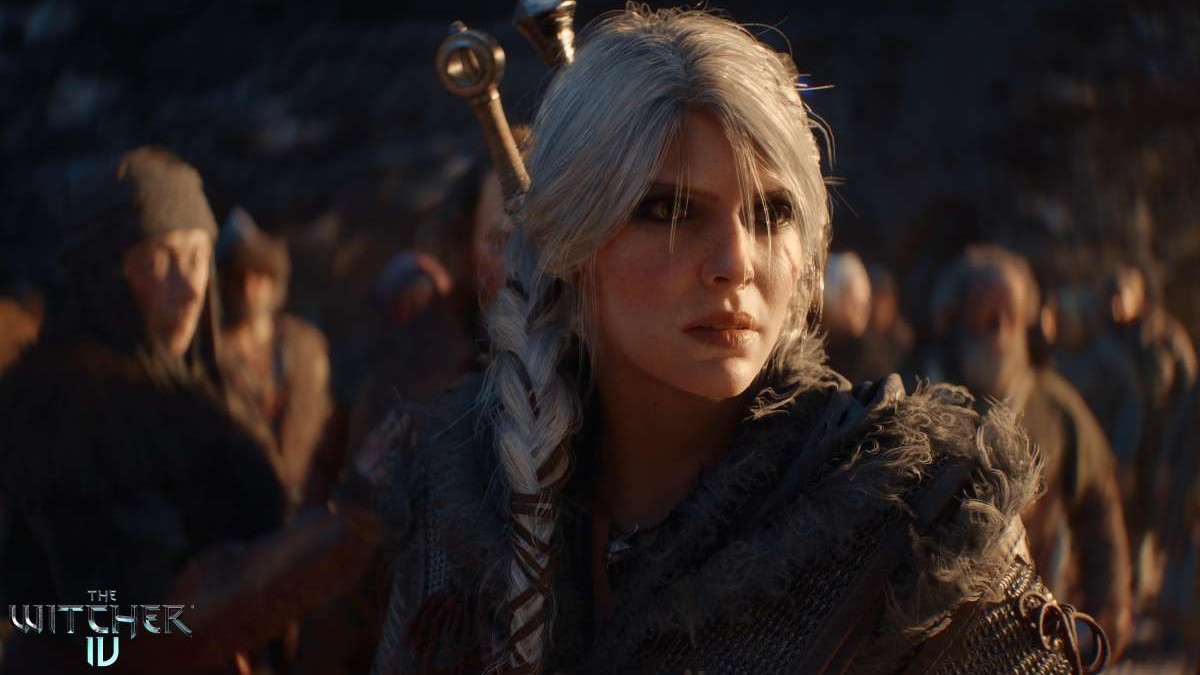 Ciri din Wicther 4, în mijlocul unei mulțimi.