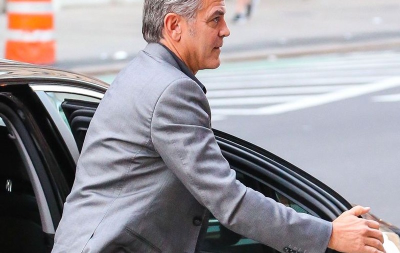 George Clooney, implicat într-un accident auto