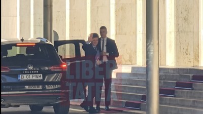 Pe 26 august, Nicușor Dan a stat 30 de minute la Guvern și a discutat separat cu premierul Ilie Bolojan (PNL) și cu Sorin Grindeanu (PSD). Foto: Cristian Otopeanu / Libertatea