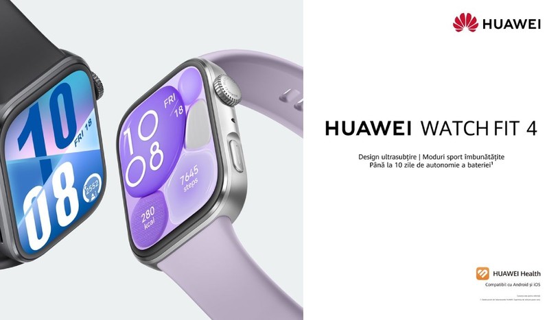 Huawei lansează noul smartwatch Fit 4. Foto: Huawei