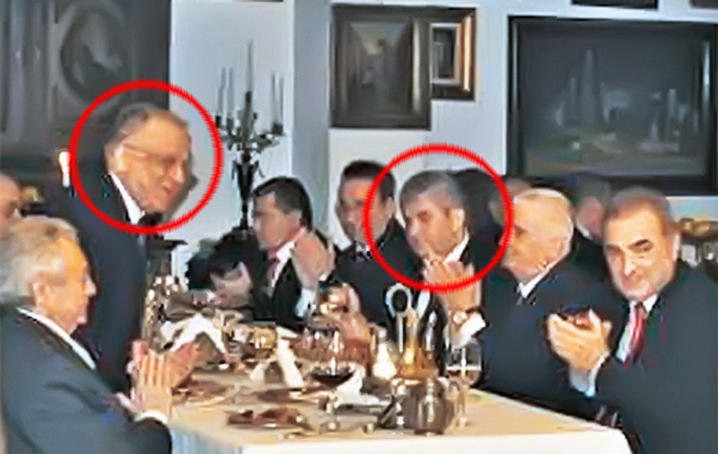 Ion Iliescu, la şpriţ cu "duşmanul" Gabriel Oprea