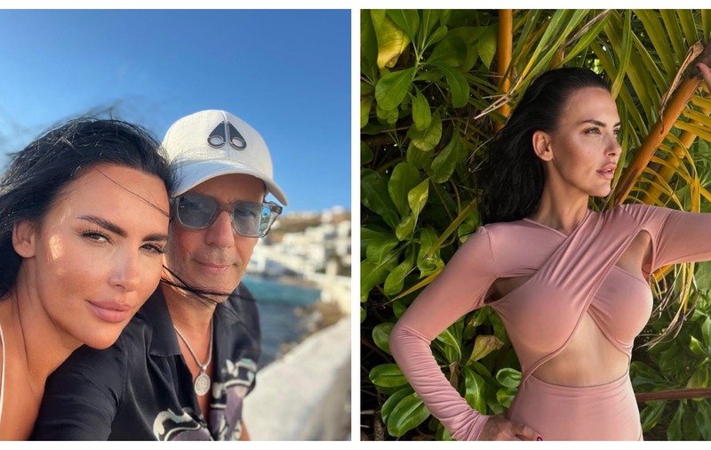 Imagini cu Lavinia Pîrva în costum de baie, pe o plajă exotică. Soția lui Ștefan Bănică a făcut senzație în vacanță