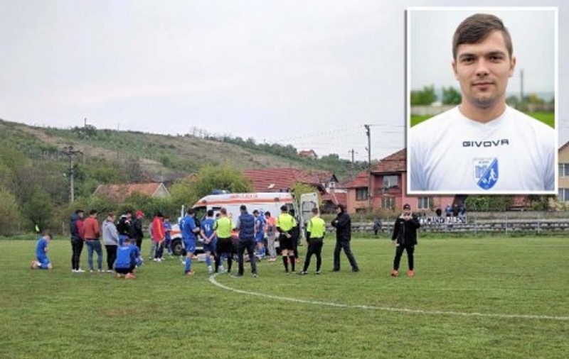 UPDATE: Un fotbalist și-a revenit din comă după ce s-a prăbușit pe teren. Resuscitat de un suporter